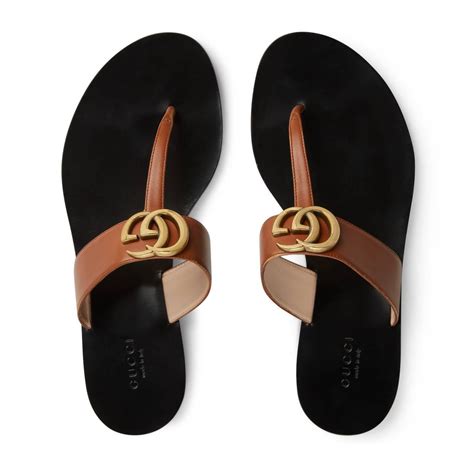 leather thong sandals gucci|Gucci thong sandals sale.